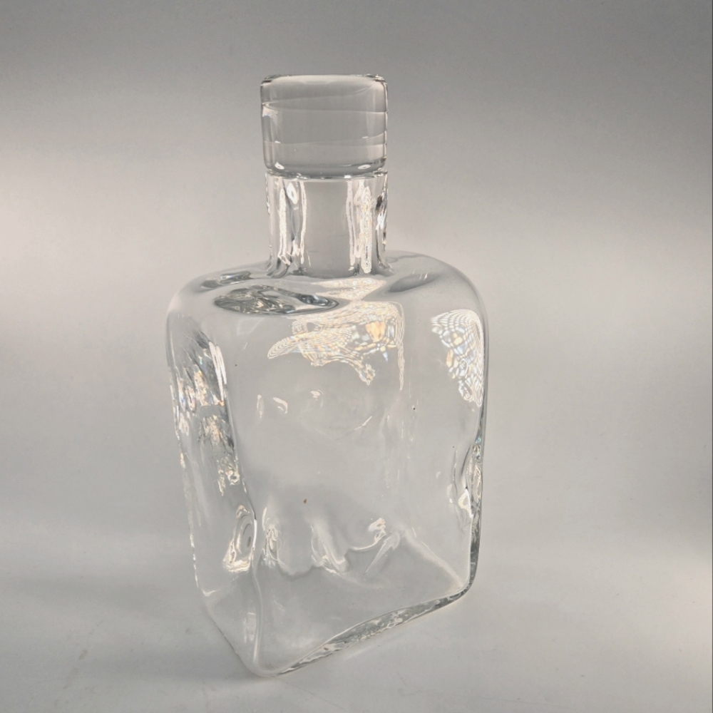 MCM Vintage Holmegaard Glass Decanter Ispol Carafe Jacob E. Bang 1954